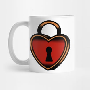 Lock Heart Mug